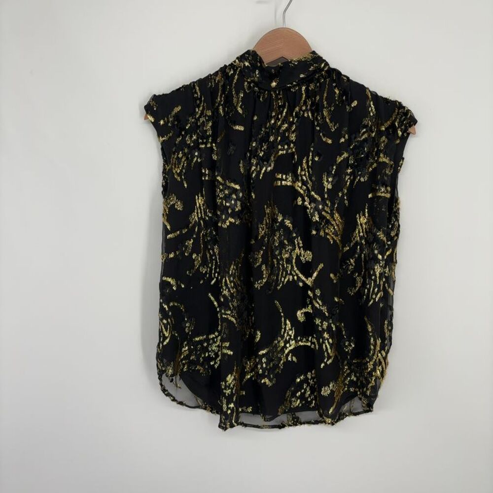 Trina Turk mogene Silk-Blend Top